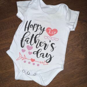 Newborn Father’s Day Onesie | Happy 1st Father’s Day